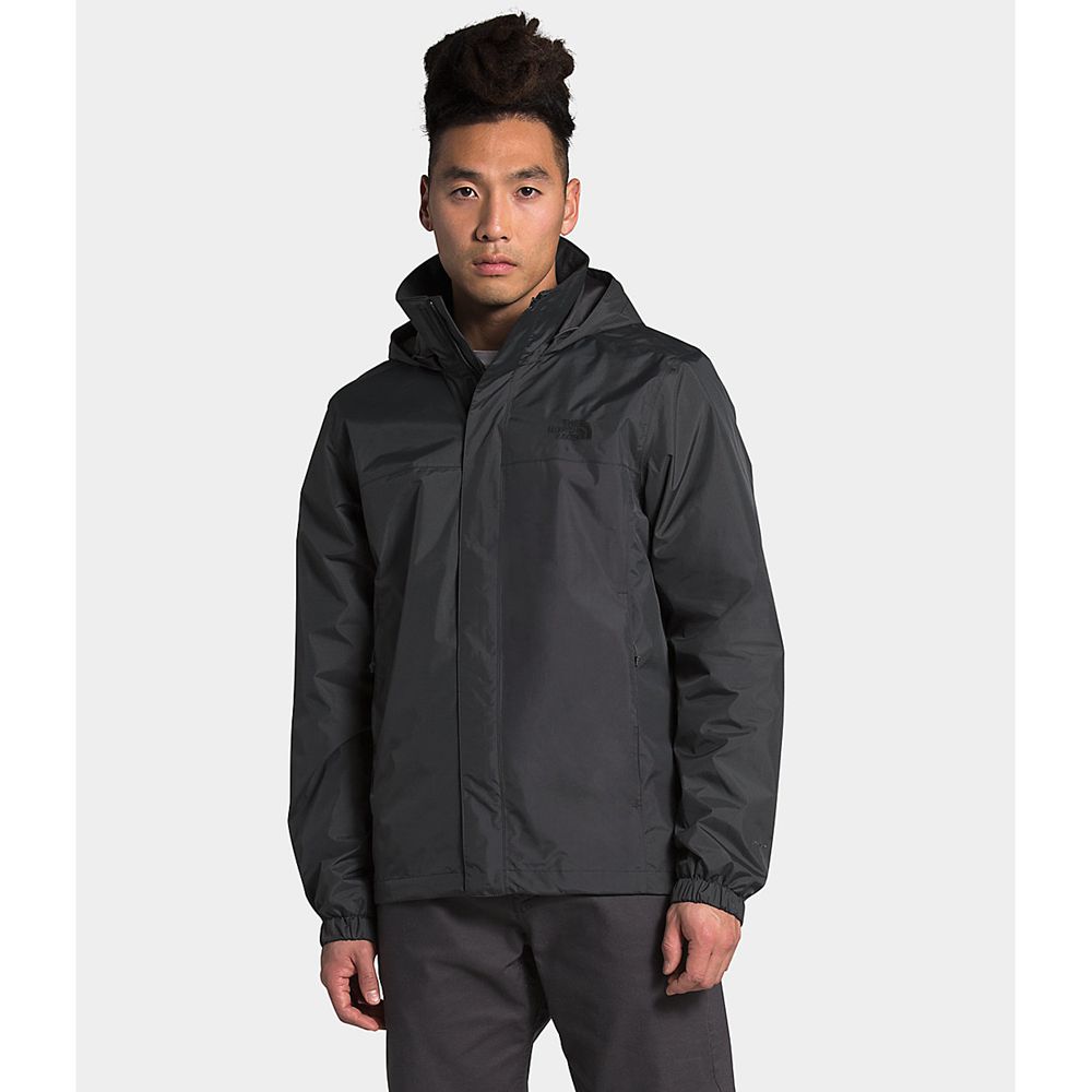 The North Face Rain Jacket Mens Australia - The North Face Resolve 2 Grey (YPF-041293)